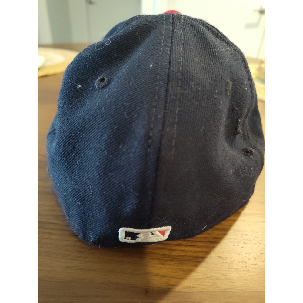 New Era Minnesota Twins 59FIFTY Low Profile Fitted Hat Navy Red MLB Size 7 1/2/2 - Picture 3 of 7